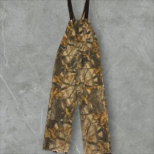 Vintage Y2K Carhartt Real Tree Camo USA Made Insulated Overalls R43 CMO - 34x32